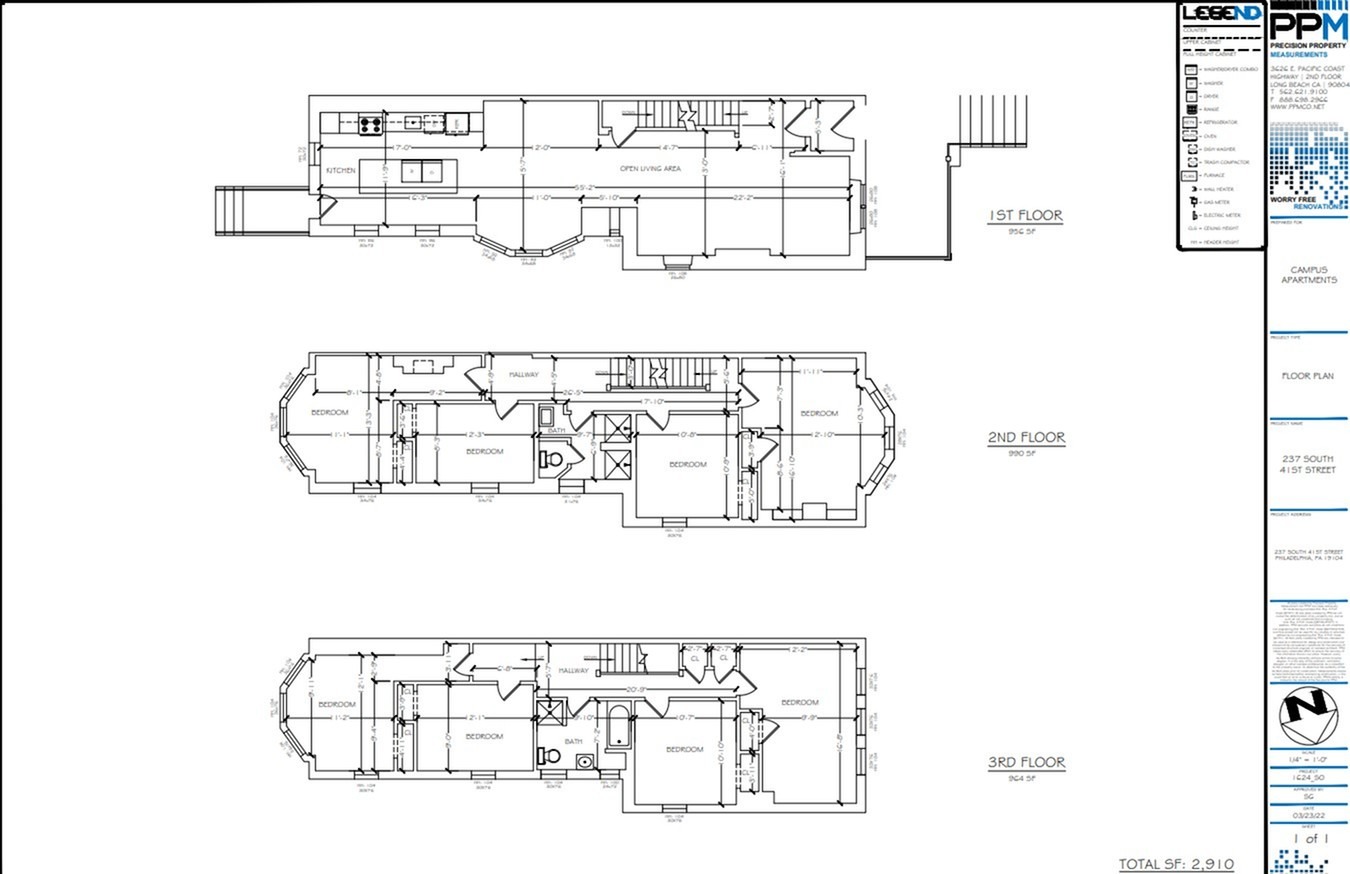 237 south 41st street 6 bedroom 6.5 bathroom floor plan philadelphia