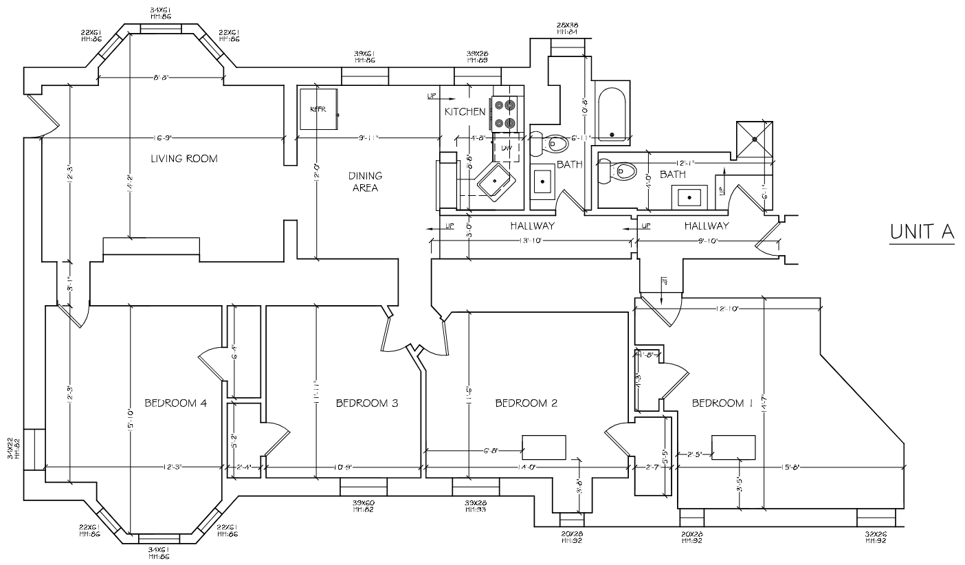 213-215 south 41st street unit a floor plan philadelphia