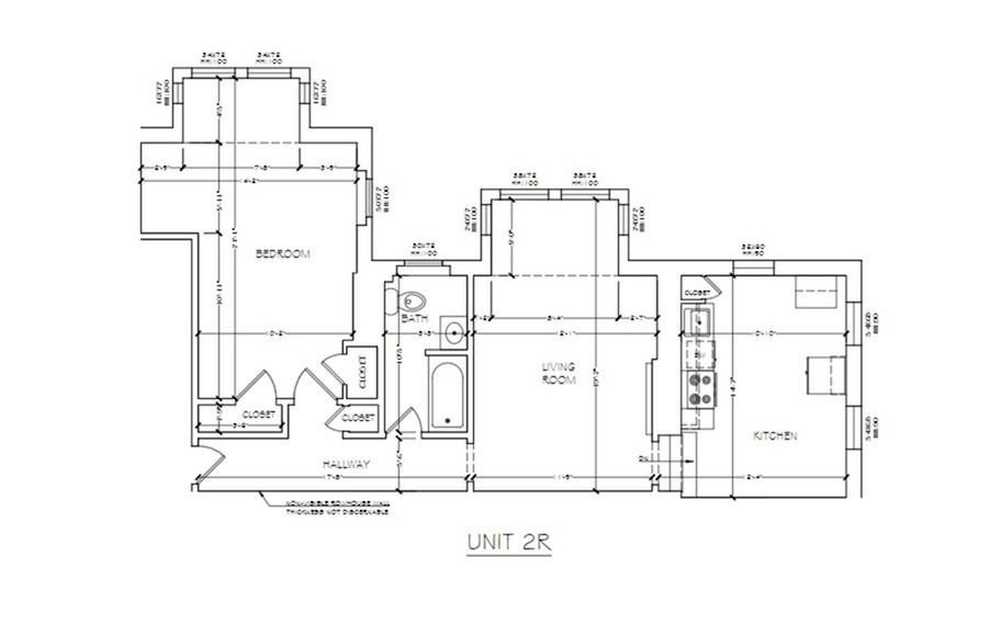233 south 42nd street 1 bedroom floor plan philadelphia