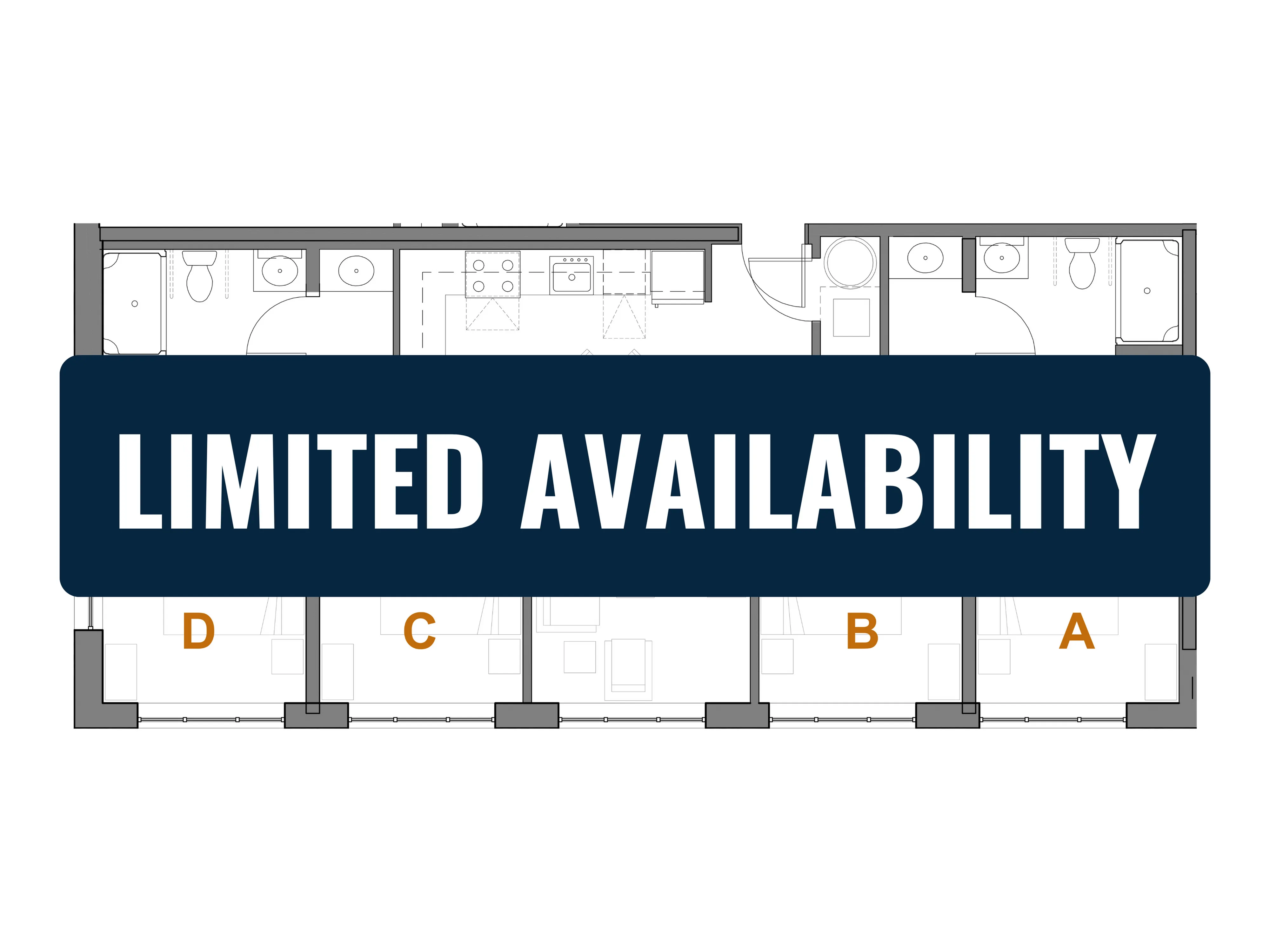 Building B - Units 2204, 2304, 2404, 2504