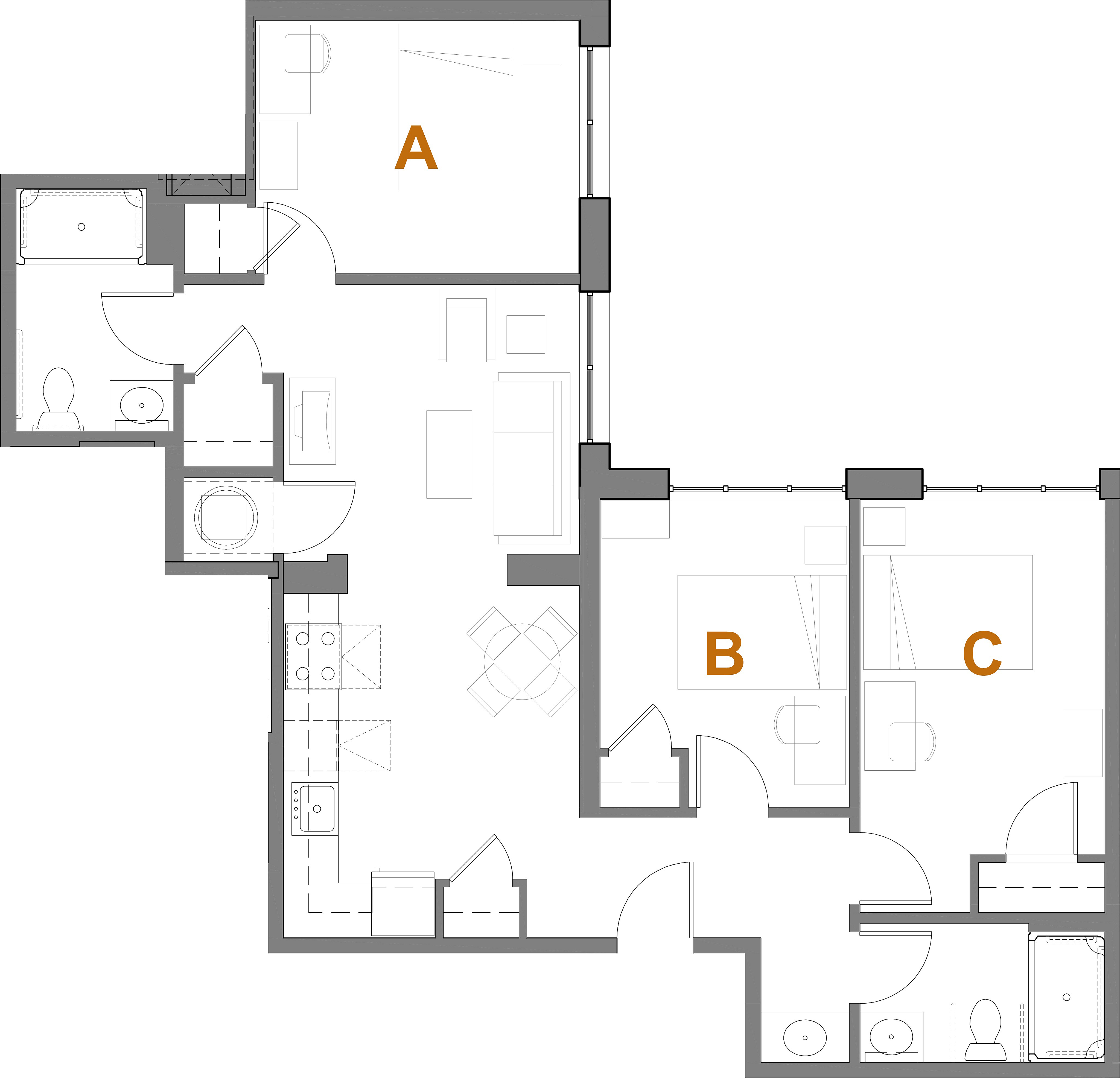 Building A - Units 1203, 1303, 1403, 1503, 1603