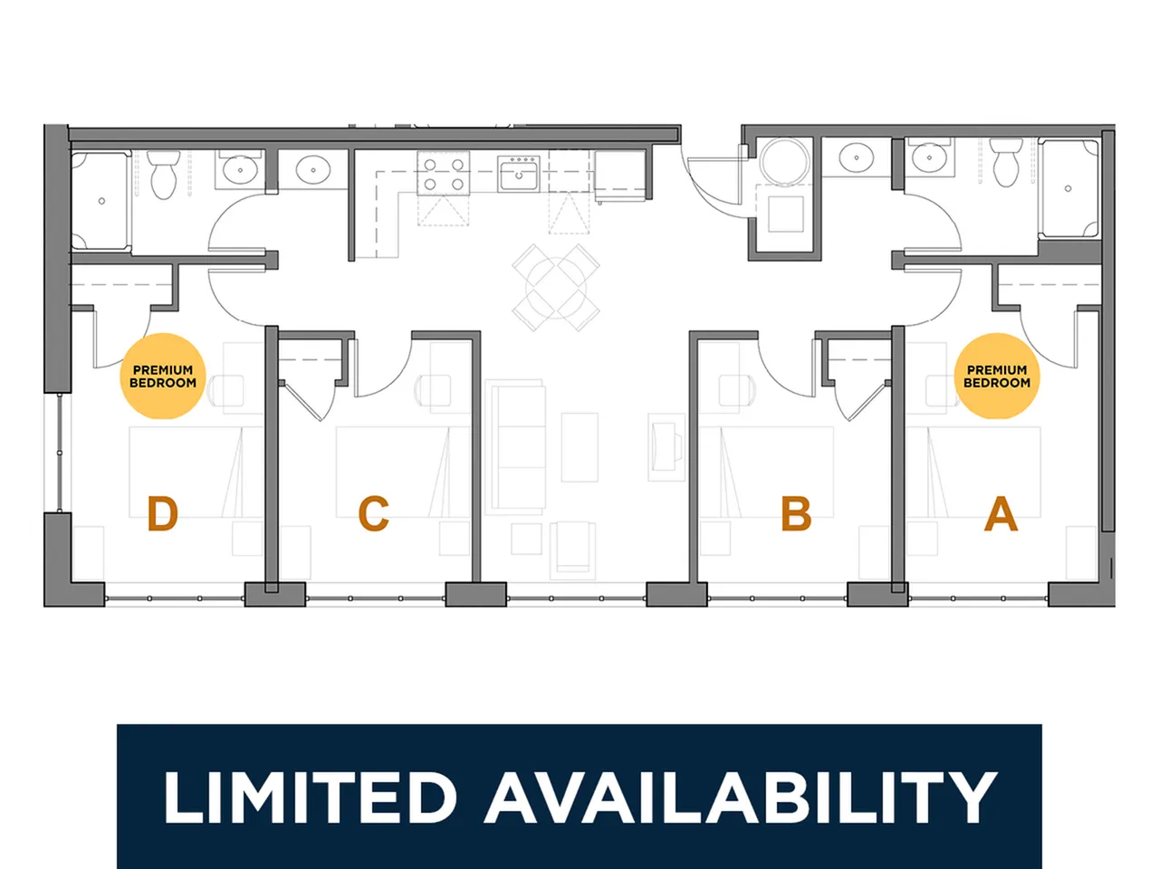 Building B - Units 2204, 2304, 2404, 2504