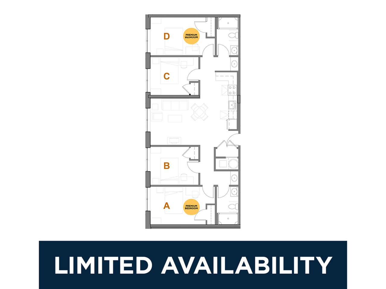 Building B - Units 2202, 2302, 2402, 2502