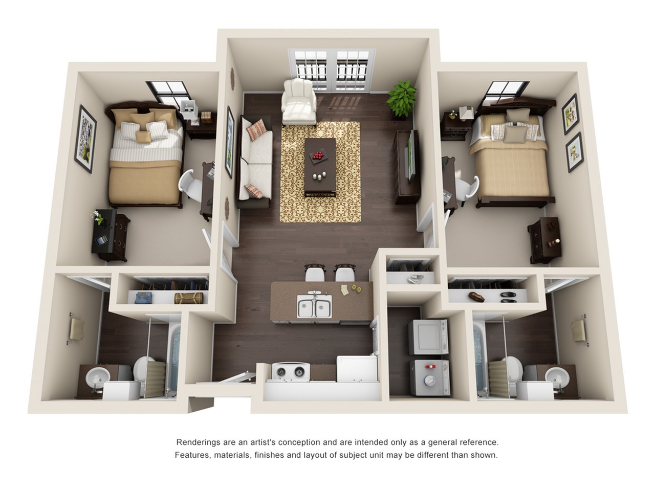 2 bedroom apartment in baton rouge