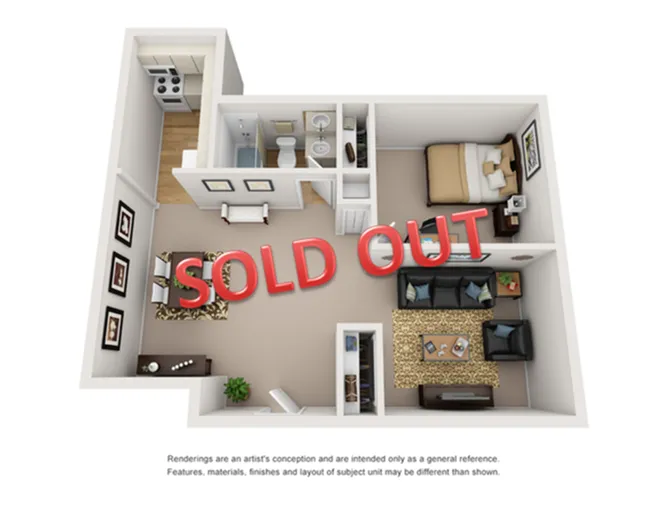 one bedroom one bathroom tucson arizona floor plan