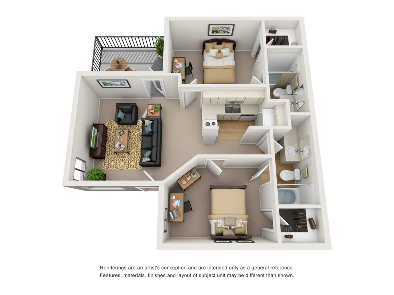 2 bedroom apartments tucson