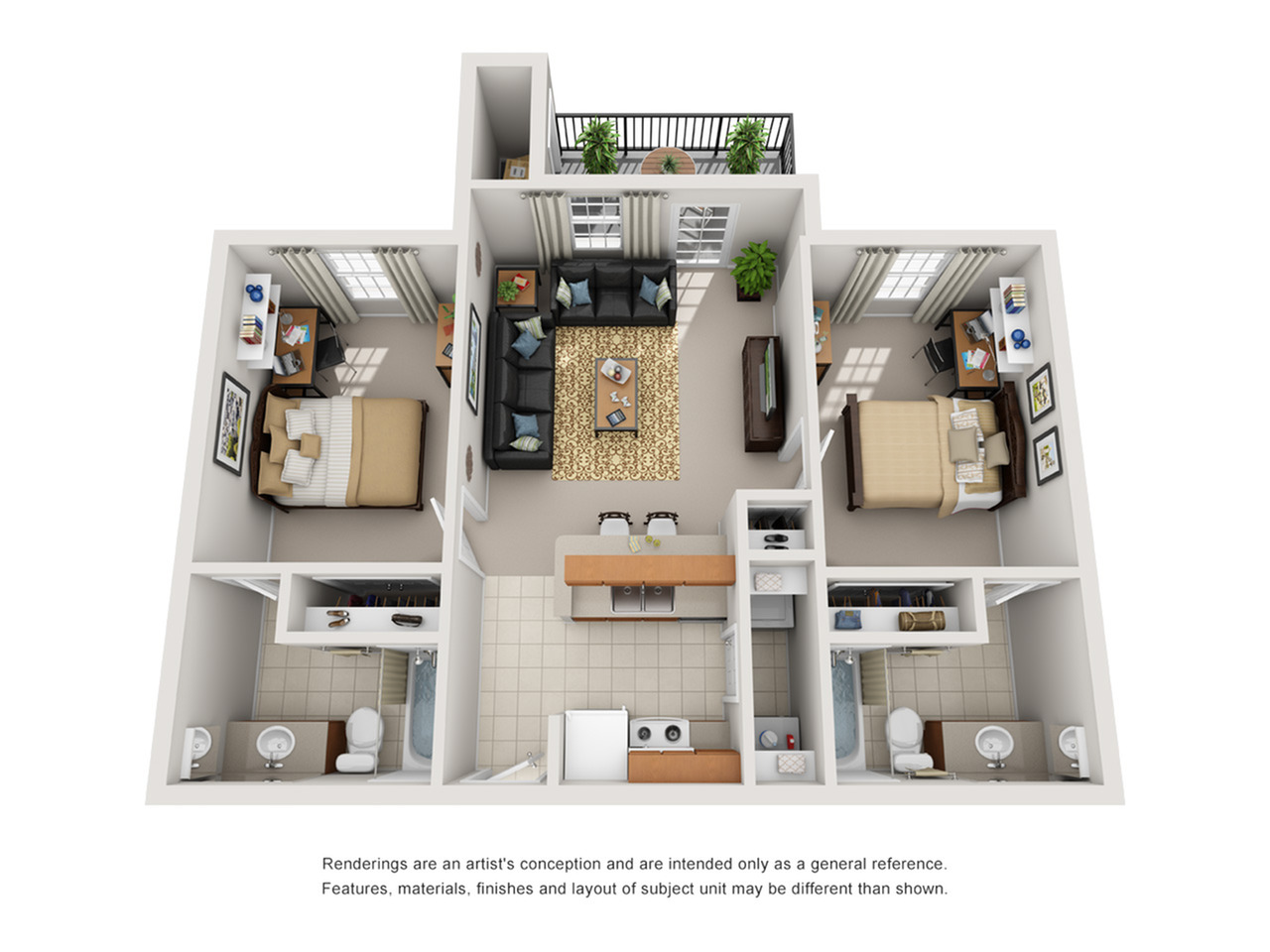 2 bedroom apartments in tucson