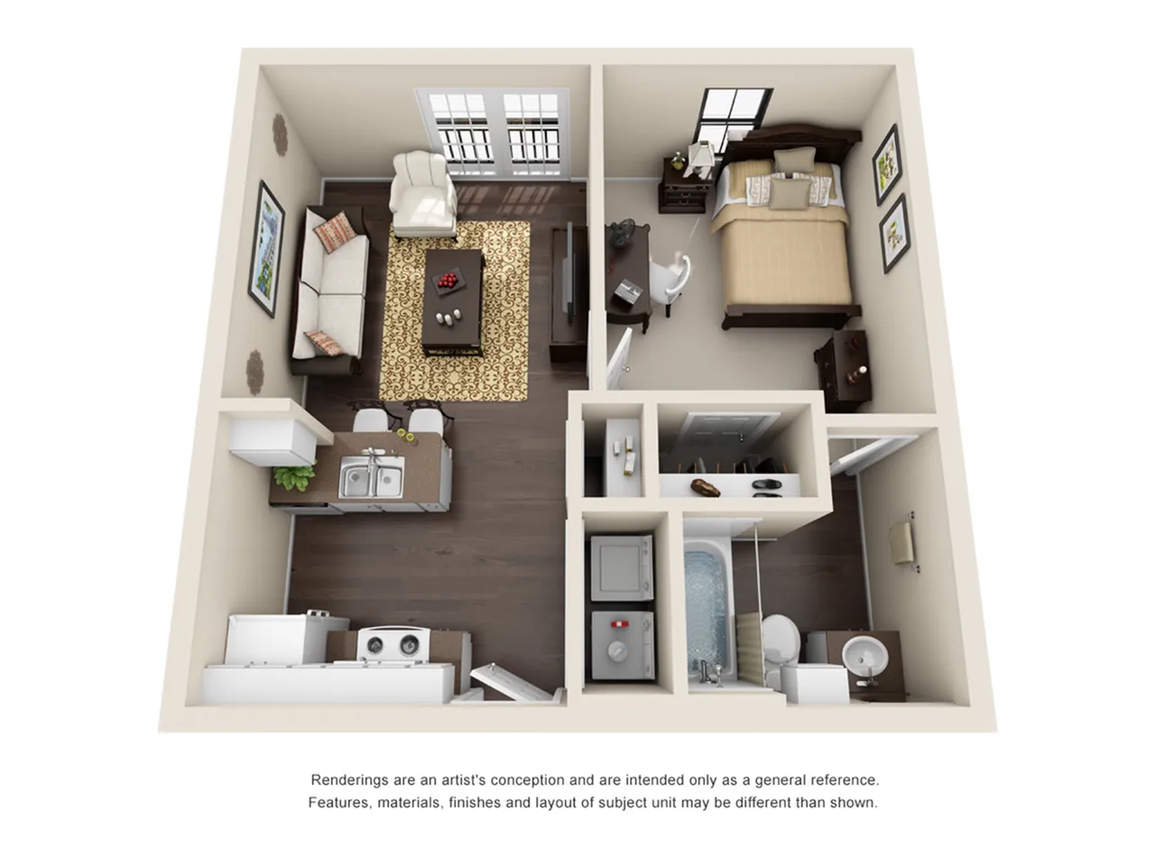 1 Bedroom | 1 Bathroom