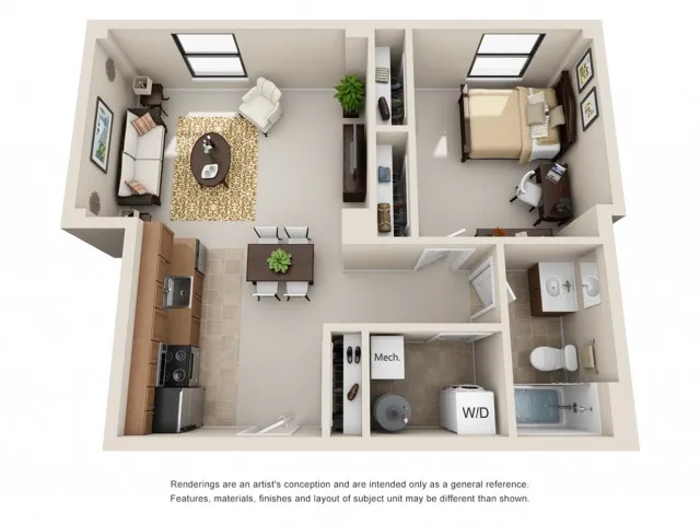 1 Bedroom | 1 Bathroom
