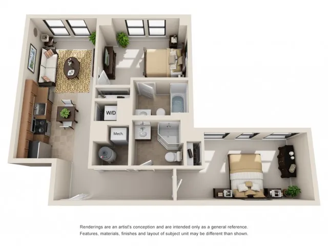 2 Bedroom | 2 Bathroom