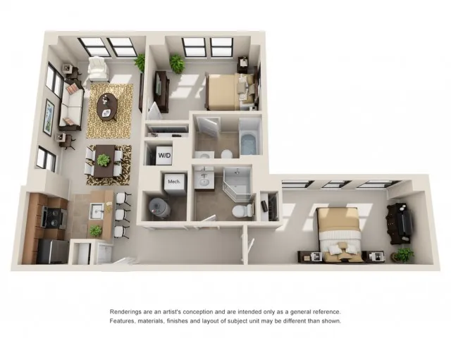 2 Bedroom | 2 Bathroom