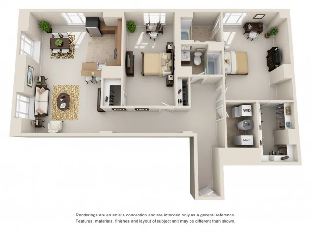2 Bedroom | 2 Bathroom