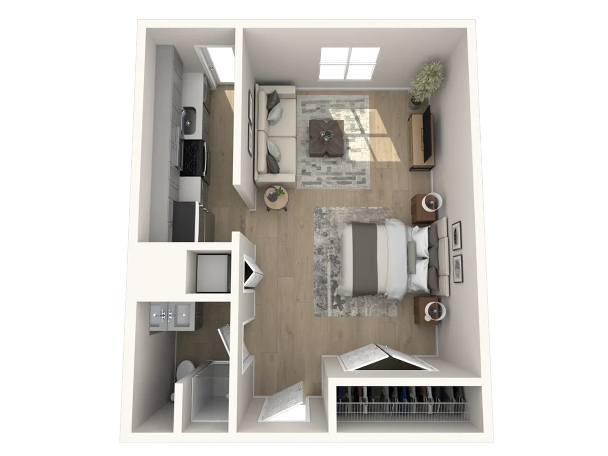 Studio floor plan