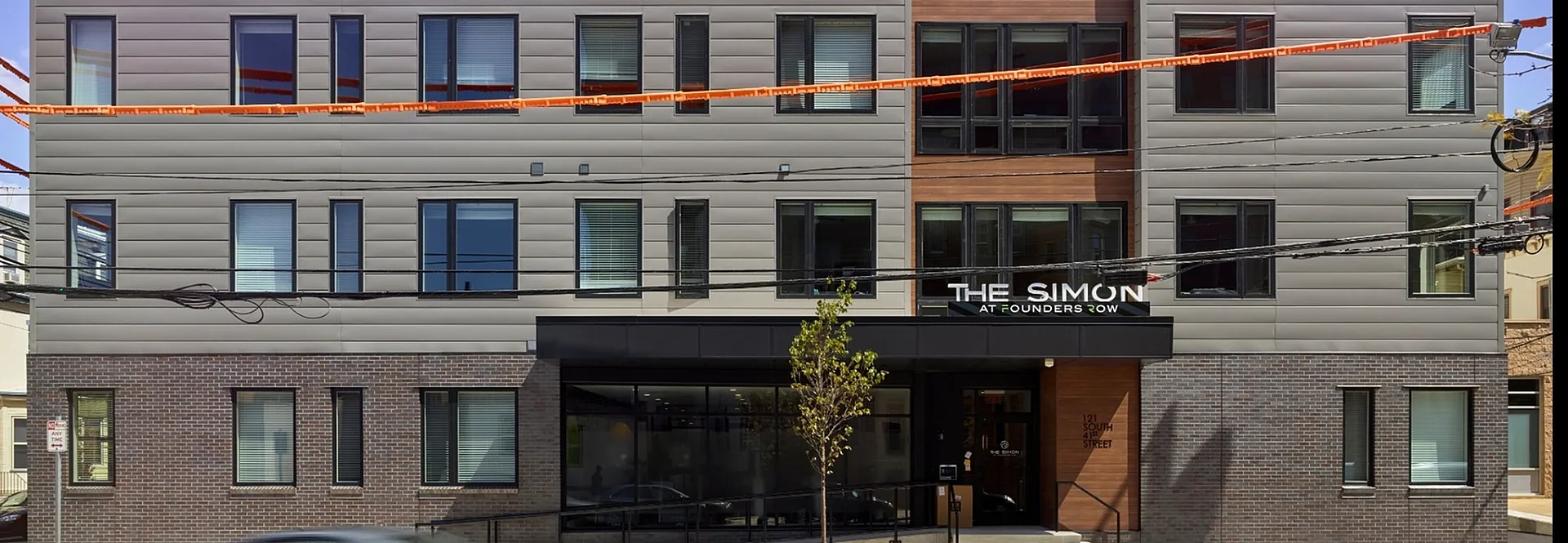 the simon at founders row exterior philadelphia pa