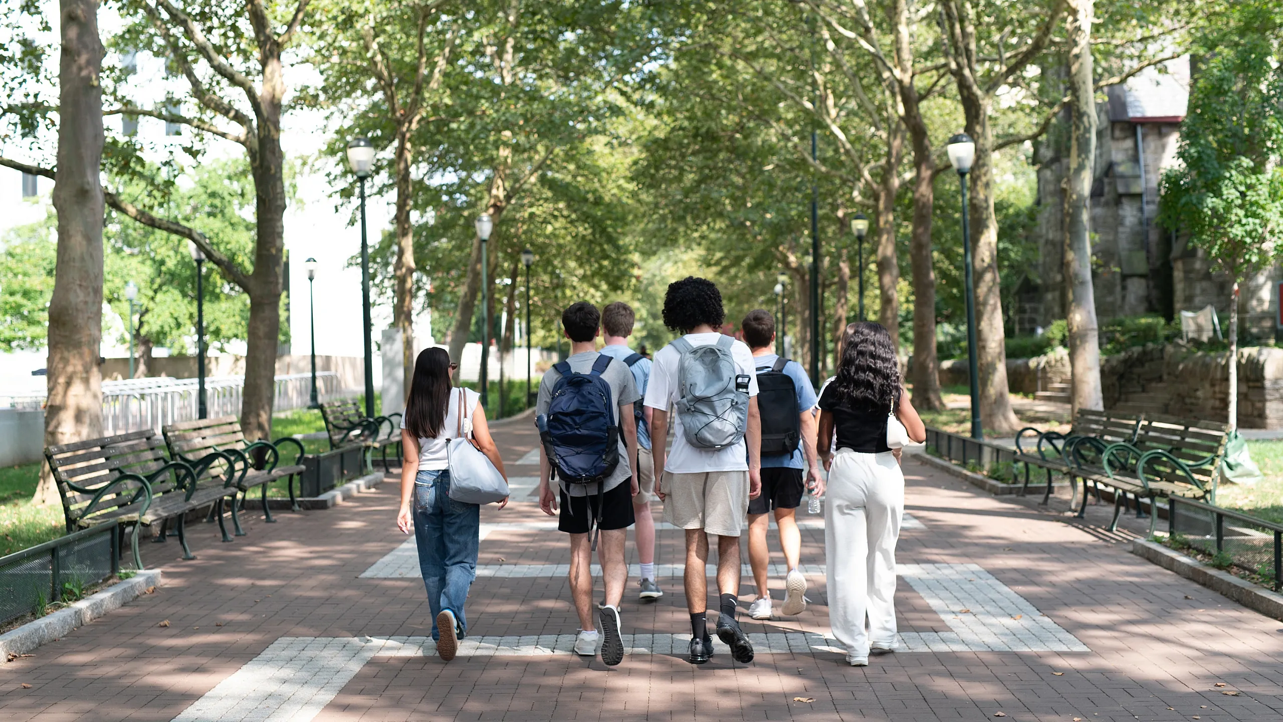 campus crossings briarcliff atlanta emory friends walking on campus