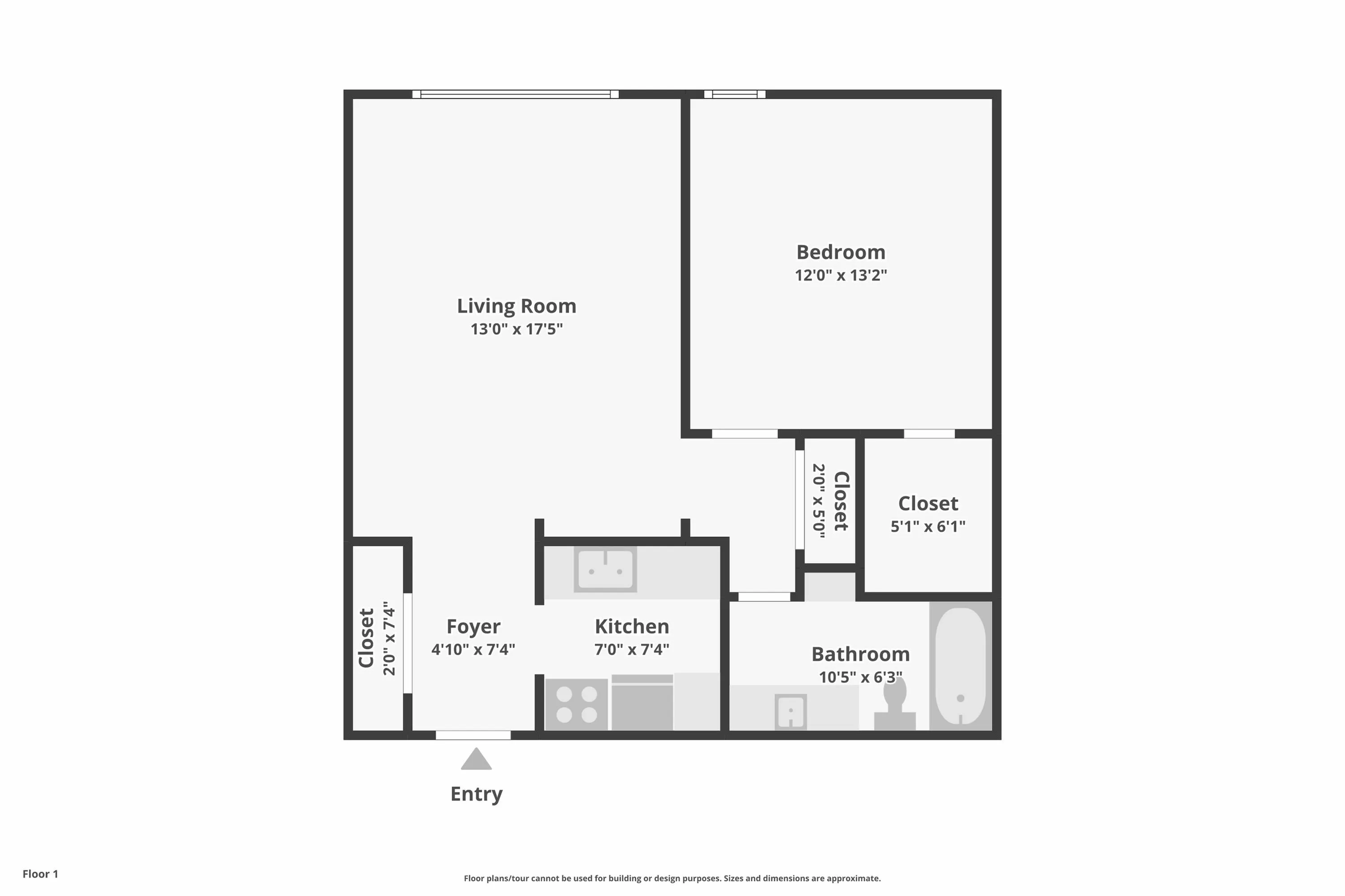 Large 1 bedroom