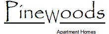 Elegant Pinewoods Apartment Homes logo with stylish and welcoming design.