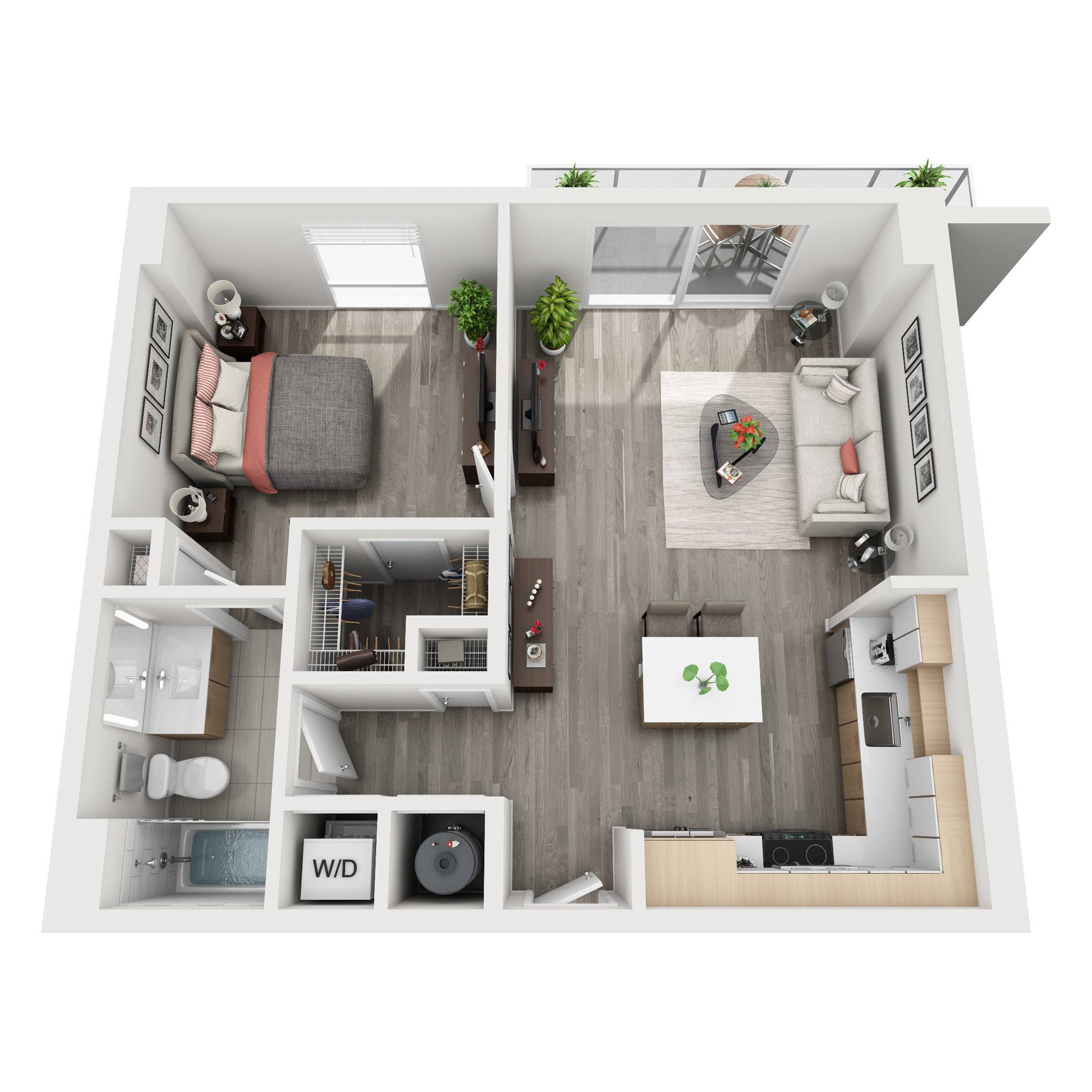 Motion at Dadeland A4 Floor Plan