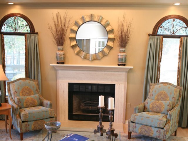 Image of Wood burning fireplaces with mantels for Maison Bocage Apartments