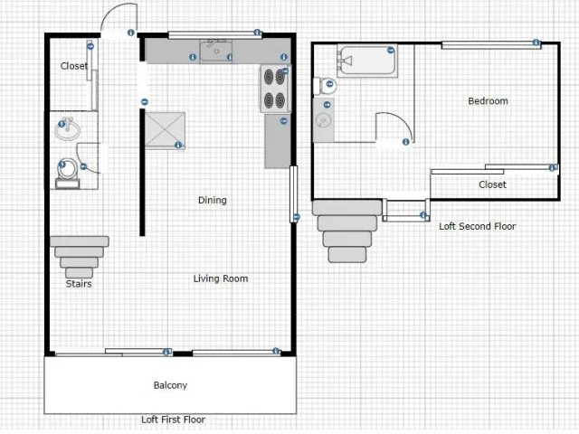Loft floorplan