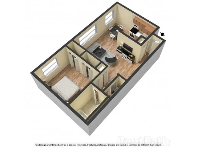 1 Bed
