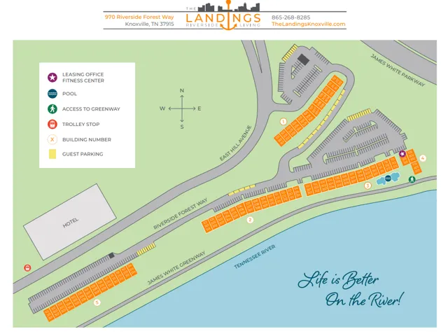 The Landings Property Map