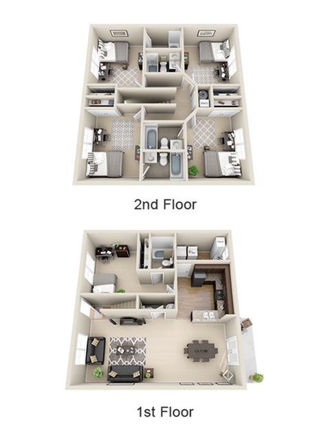 5 bedroom apartment floor plan