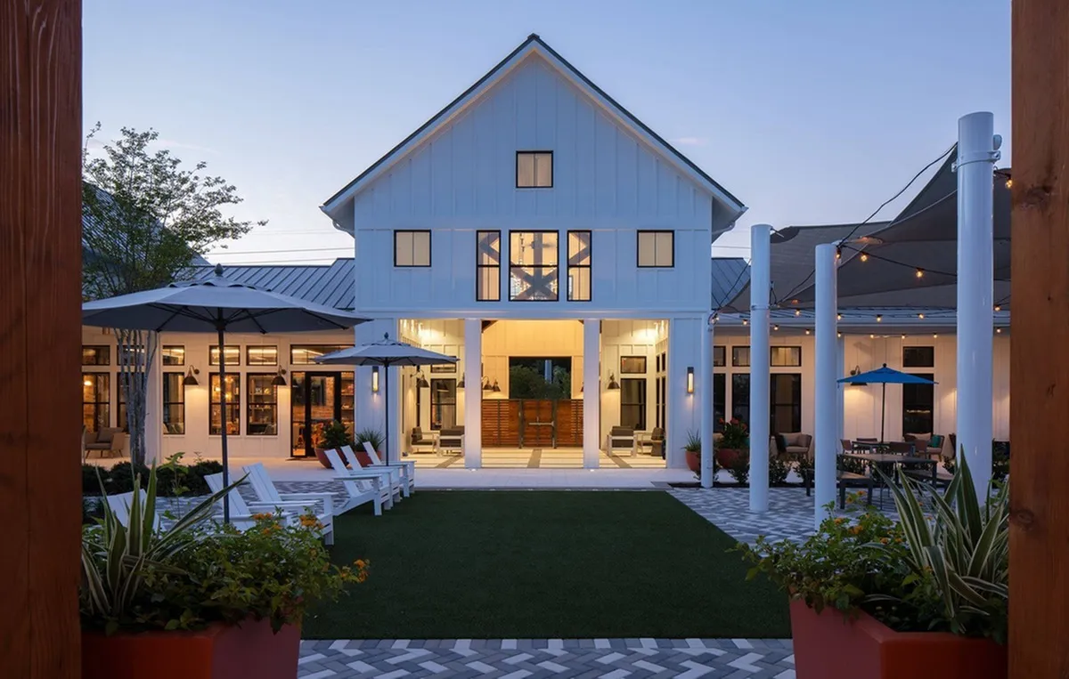 Campus Circle Gainesville party porch and outdoor lounge area perfect for student gatherings in Gainesville Florida