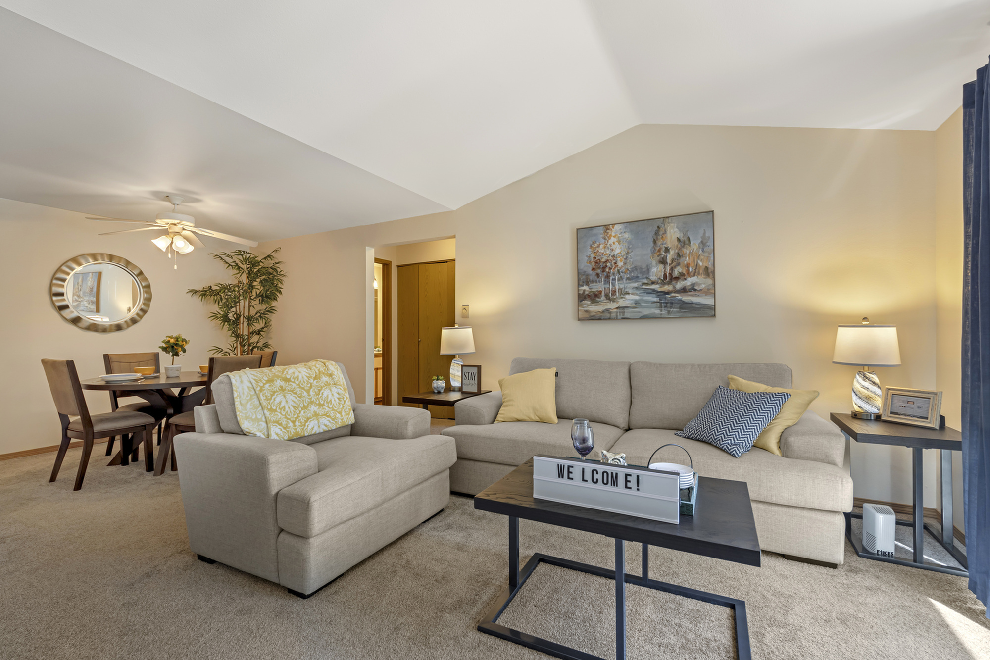 Spacious floor plan layouts at Canyon Springs apartments in Lynnwood, WA