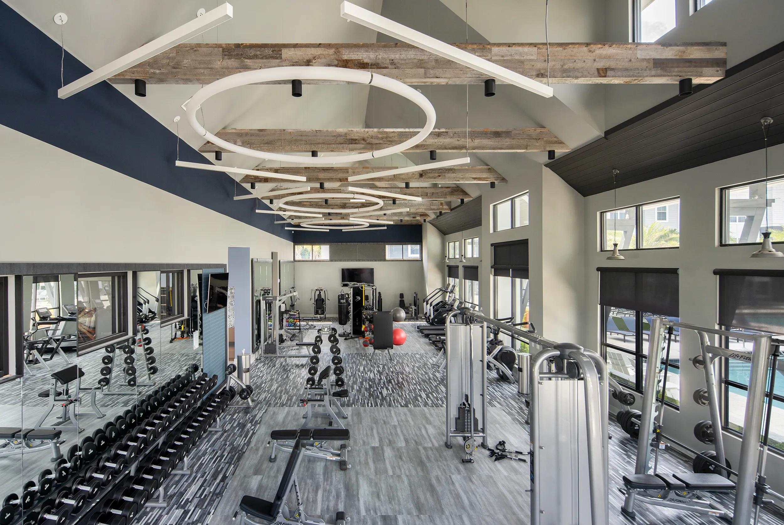Campus Circle Gainesville 24-hour fitness center with state-of-the-art equipment for UF students in Gainesville FL
