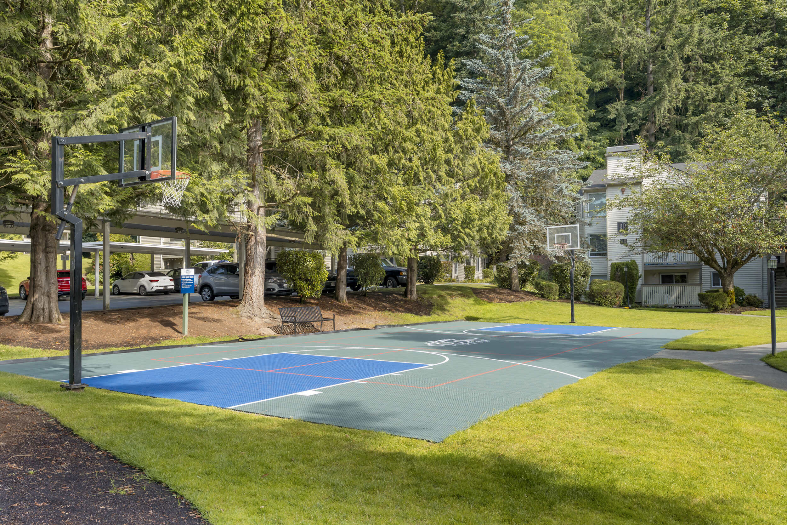 The Colony at Bear Creek apartment in Redmond Outdoor Basketball Court