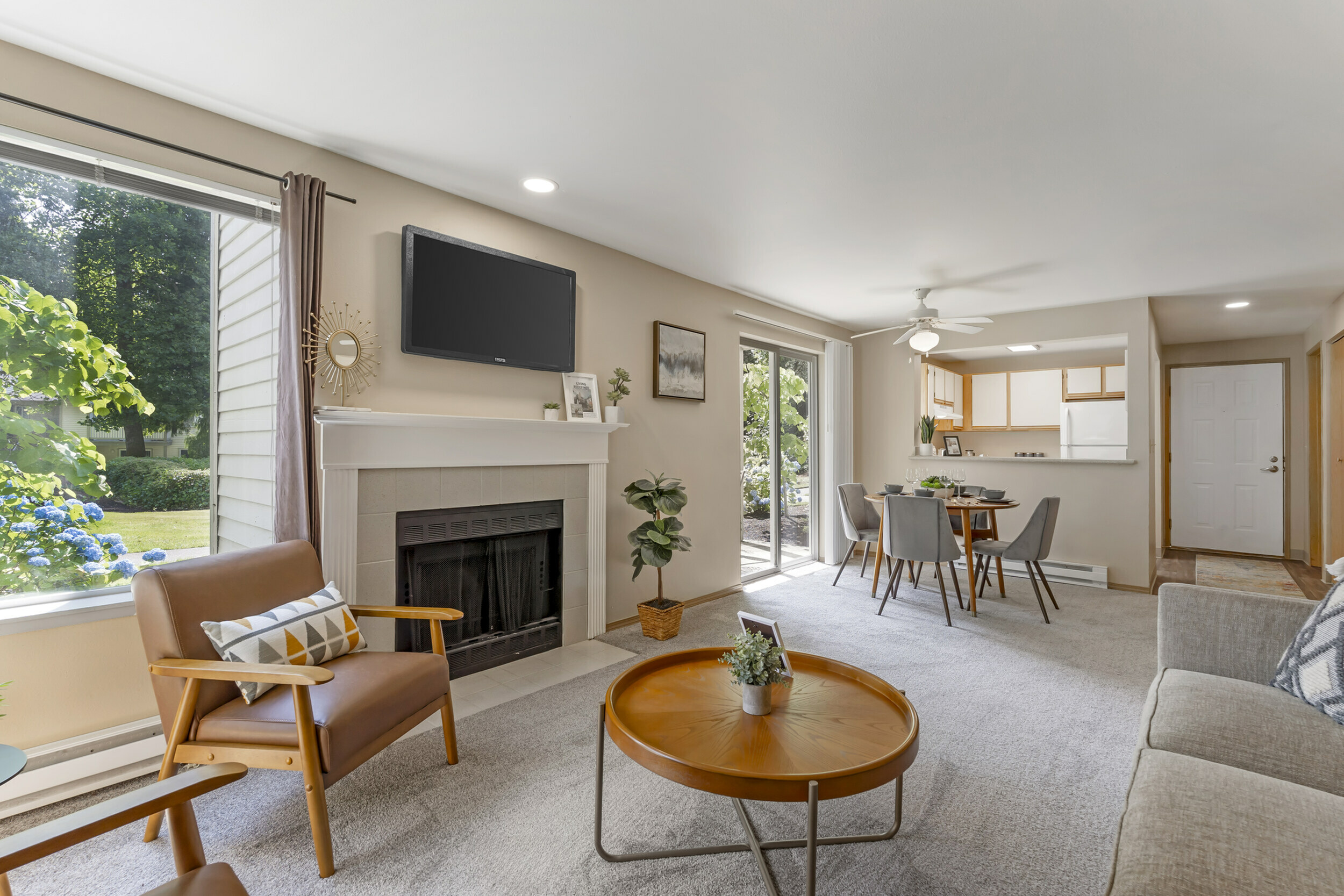 The Colony at Bear Creek apartment in Redmond In-Unit Wood-Burning Fireplaces