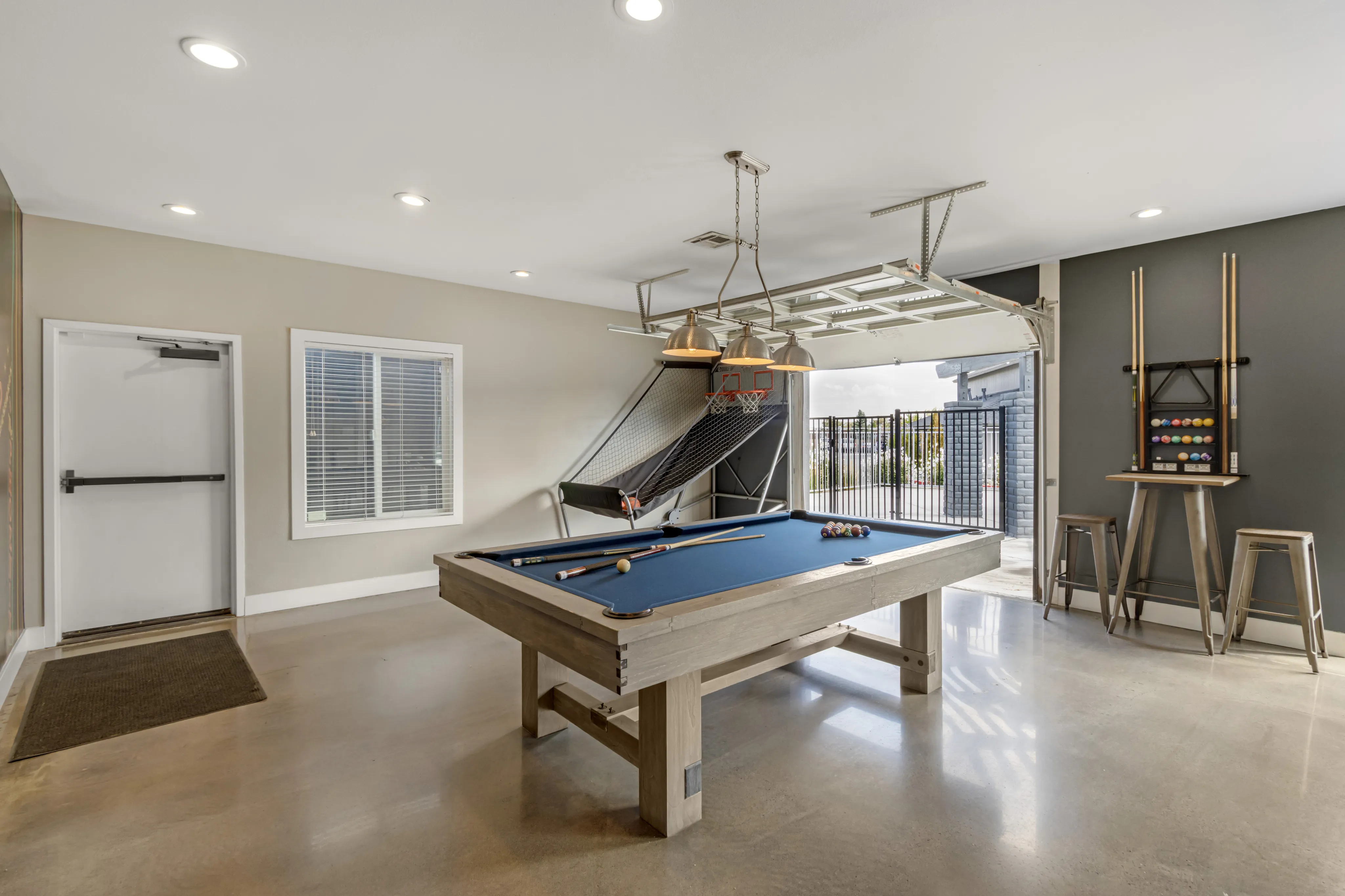 The Phoenix Reno brand new game room with billiards table in Reno NV