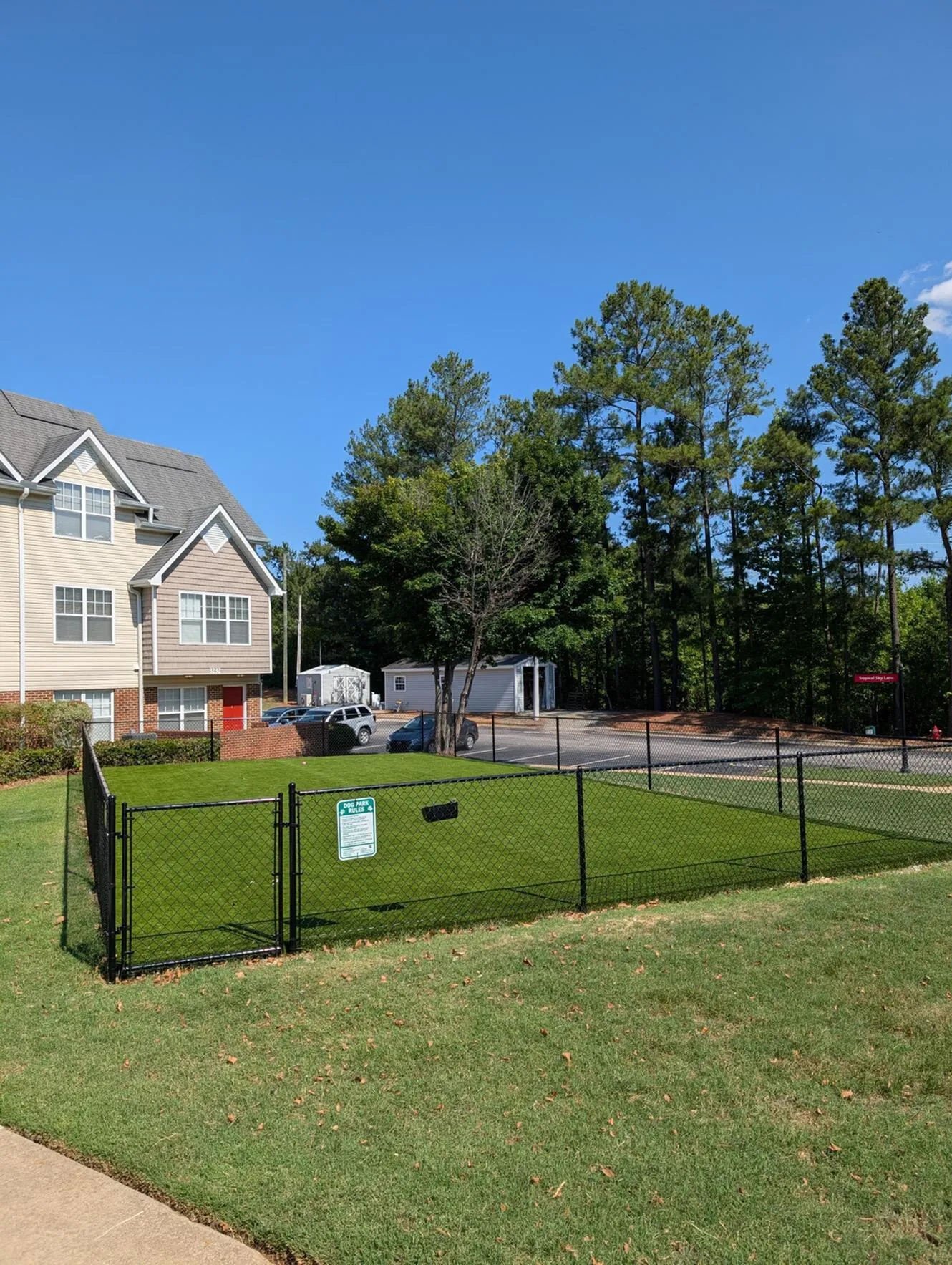 Your pup deserves a place to run free. Check out our dog park!