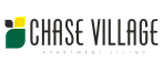 Modern Chase Village logo with stylish design symbolizing premium apartment living.