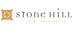 Stone Hill Luxury Apartments Horizontal Logo in Pflugerville, TX