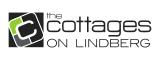 Modern logo design for The Cottages on Lindberg, featuring a sleek and contemporary style with bold geometric elements and a fresh color palette.