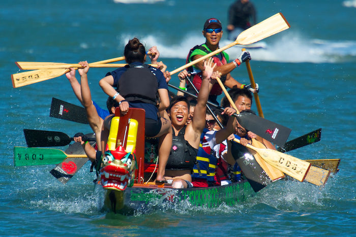 Dragon boats on Oakland's Lake Merritt! - 510 Families