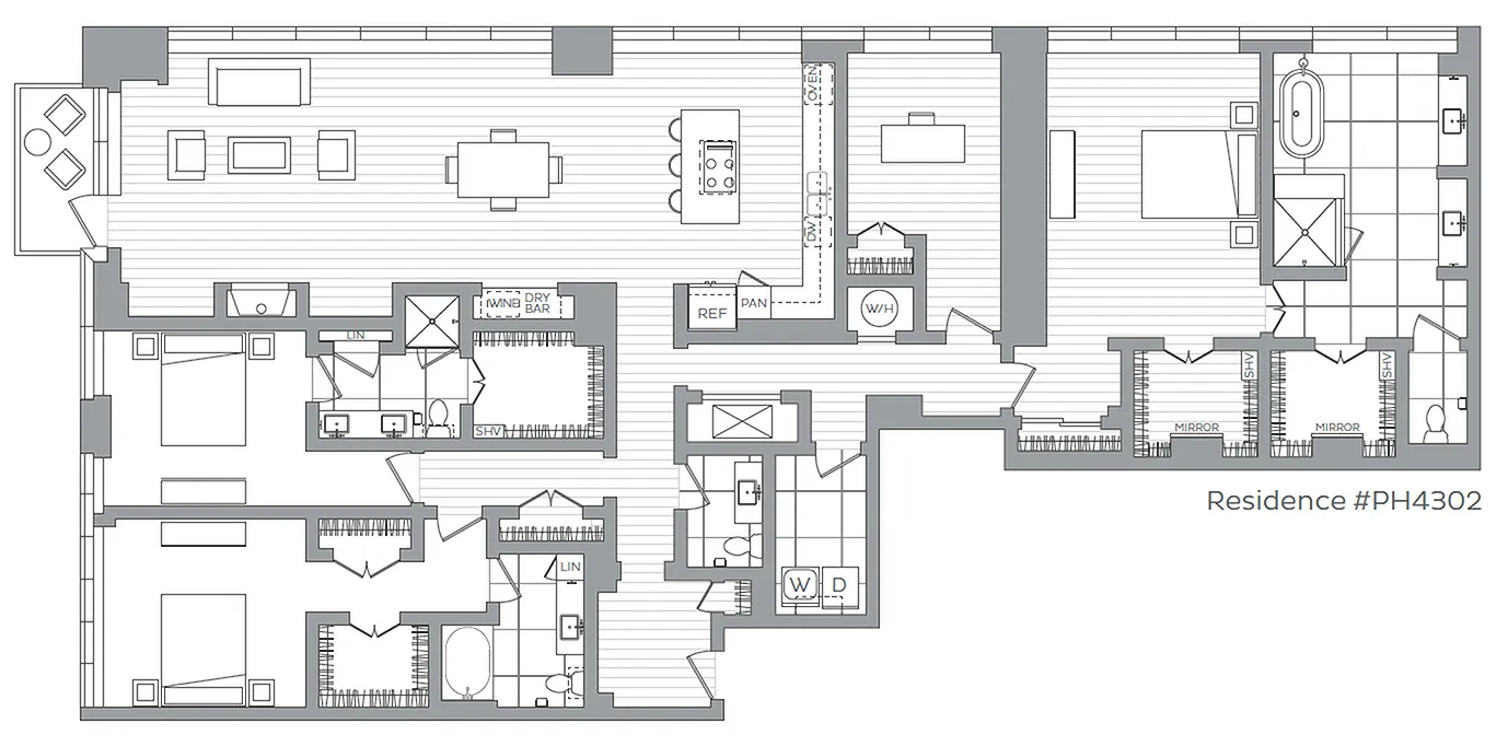 PH05 / 3 Bedroom / 3.5 Bath