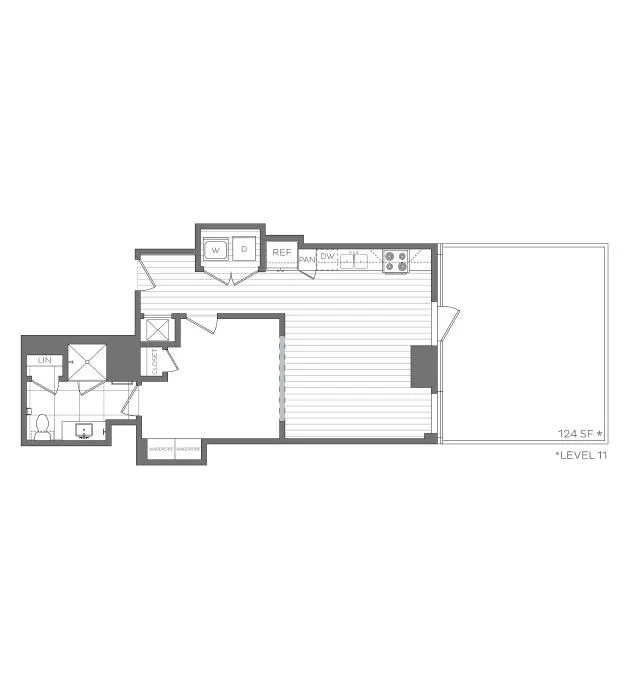 A - 1 Bedroom / 1 Bath