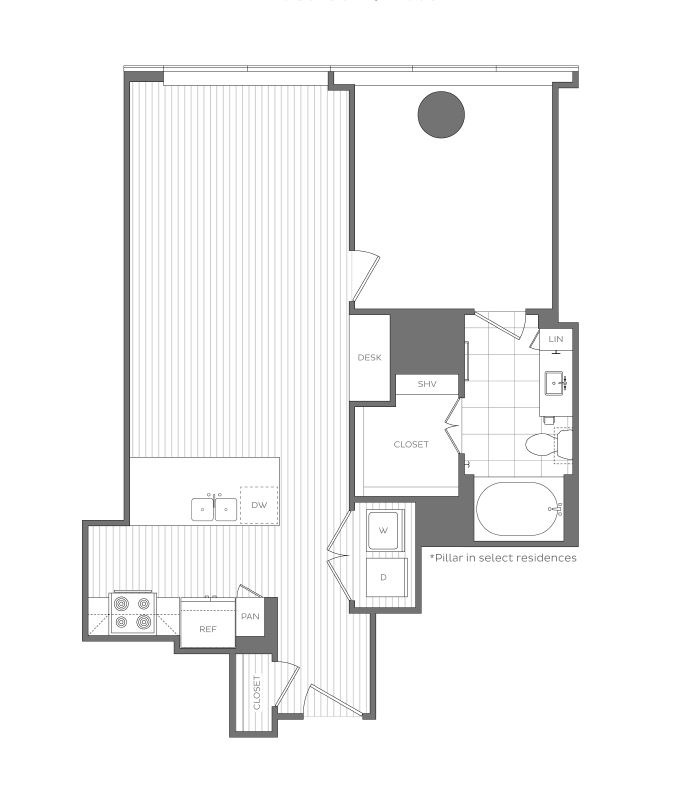G - 1 Bedroom / 1 Bath