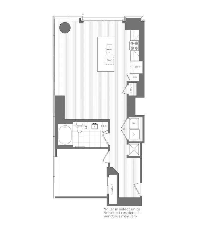 K - 1 Bedroom / 1 Bath