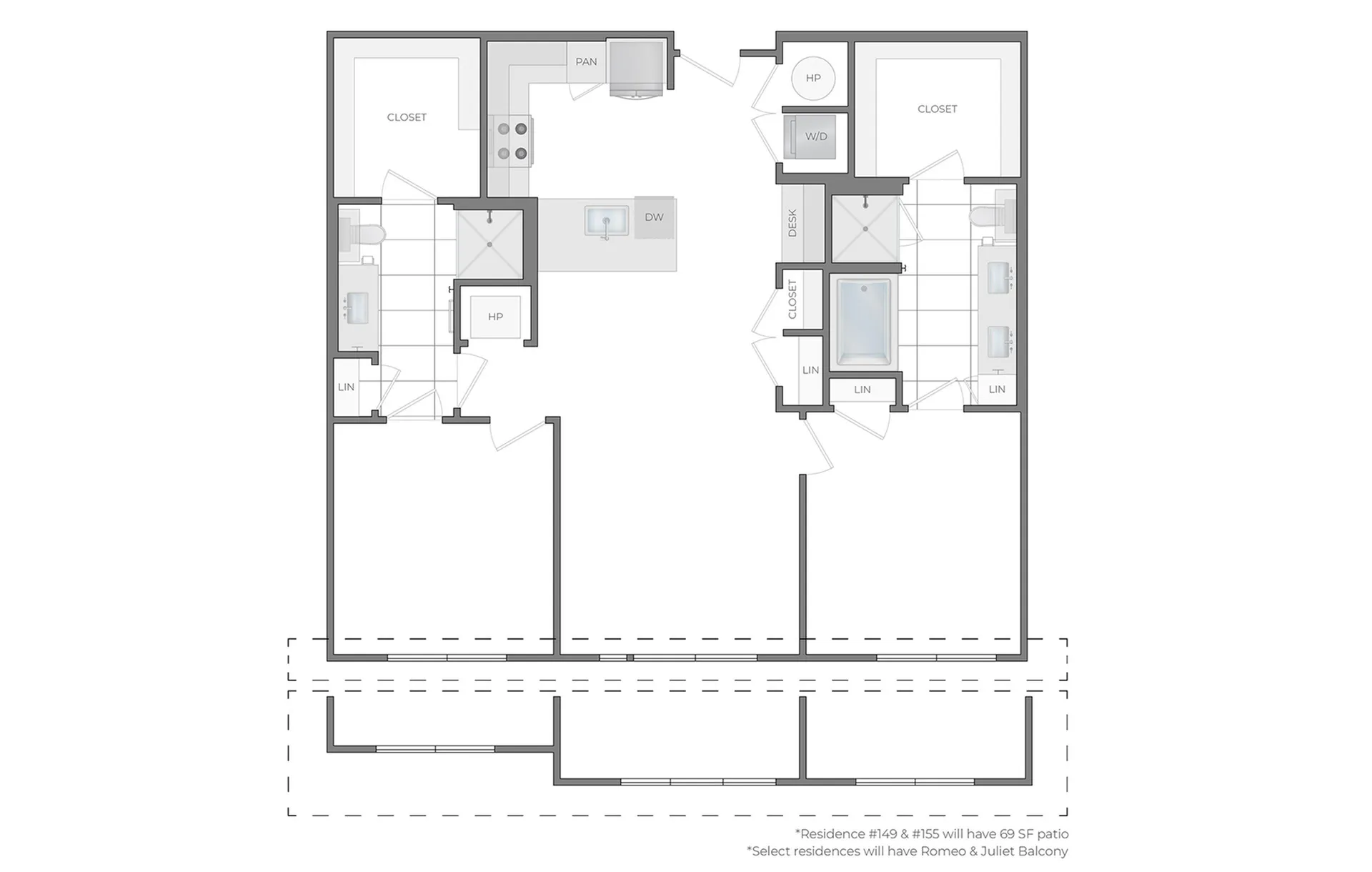 Oa - 2Bed/2Bath
