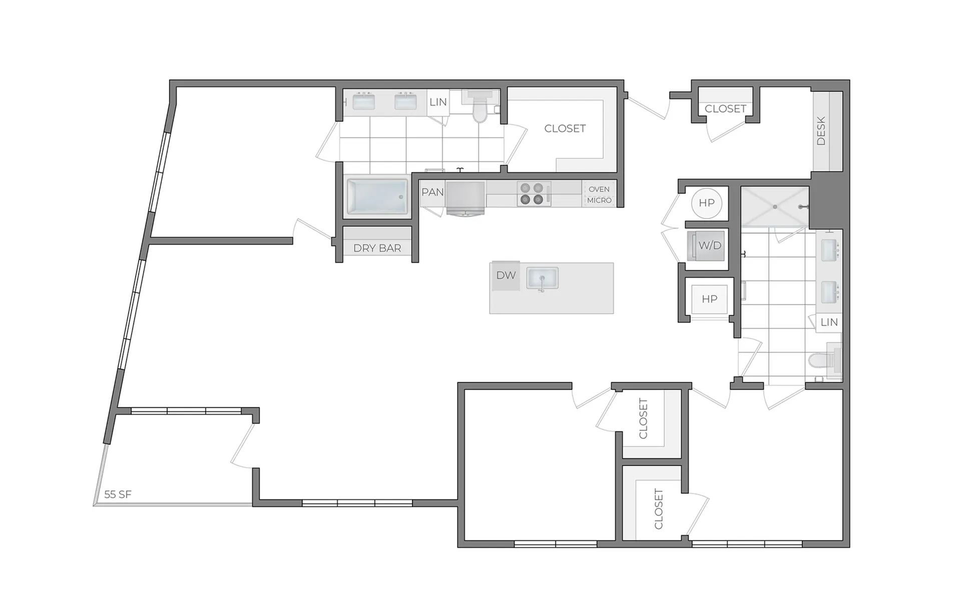 Ta - 2Bed/2Bath