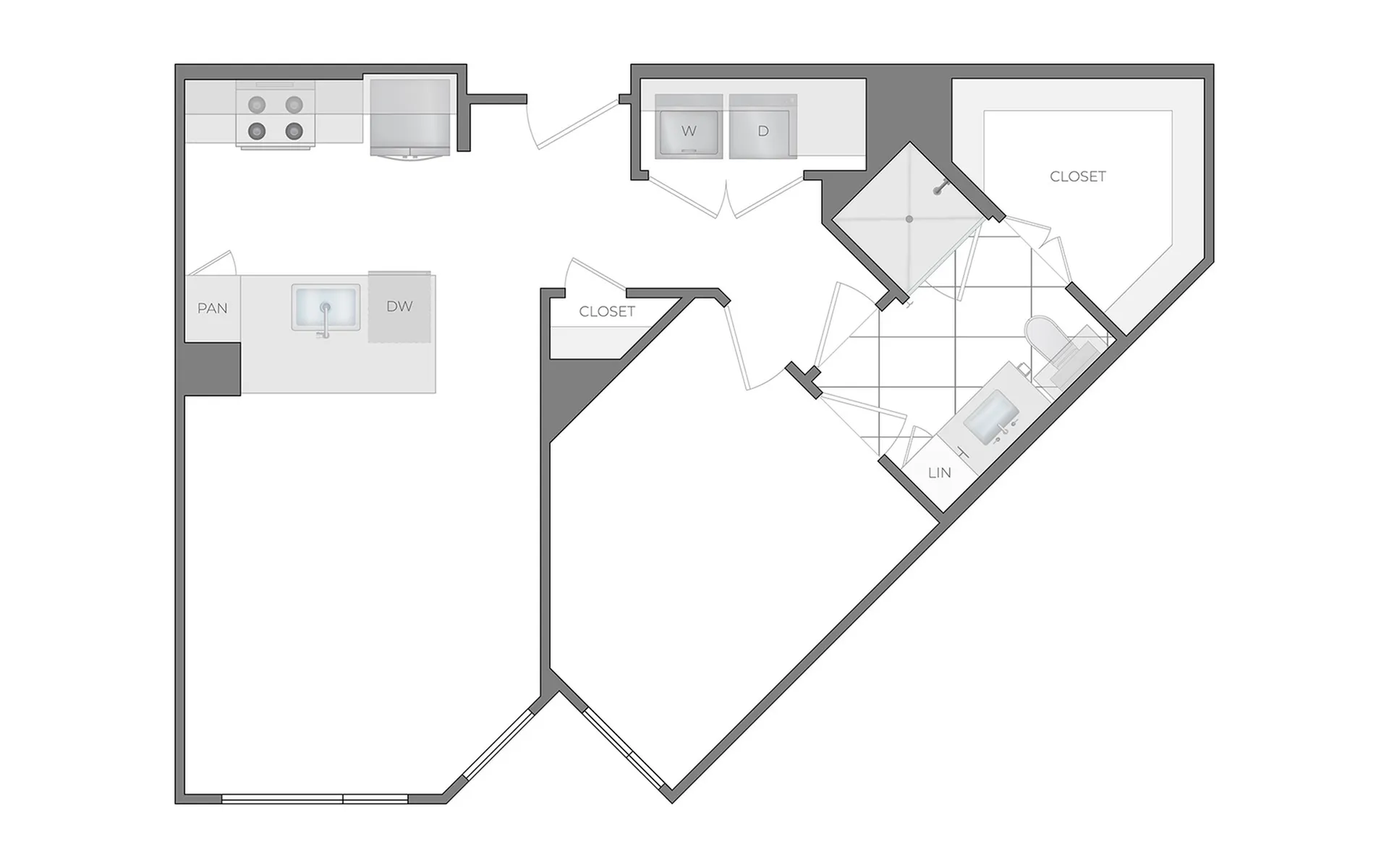C 1Bed / 1Bath