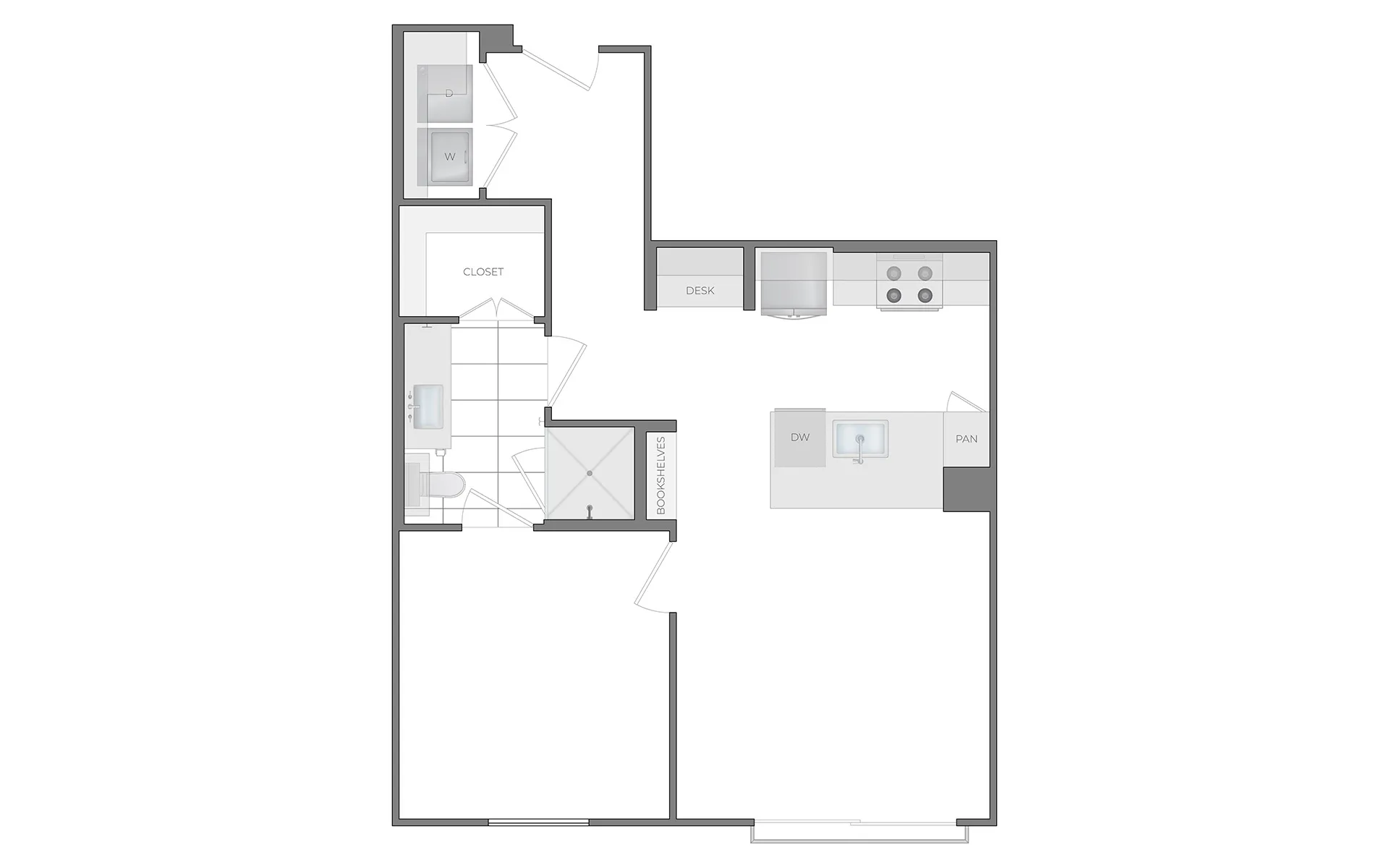 D 1Bed / 1Bath