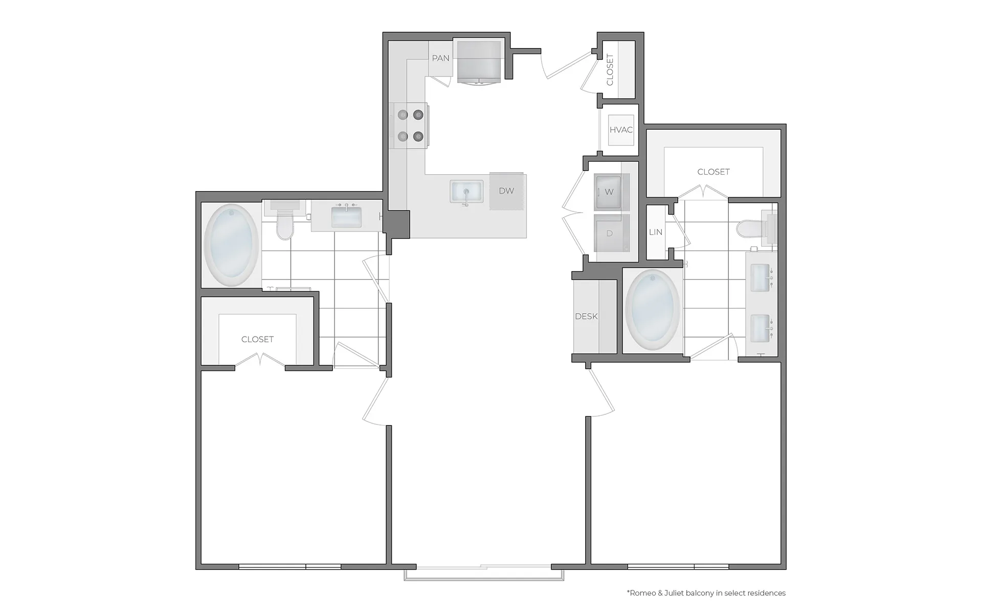 K 2Bed / 2Bath