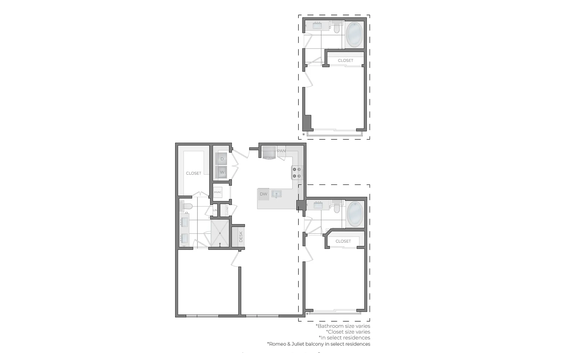 M 2Bed / 2Bath