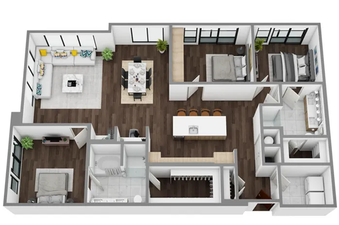 R: 3 Bed / 2 Bath