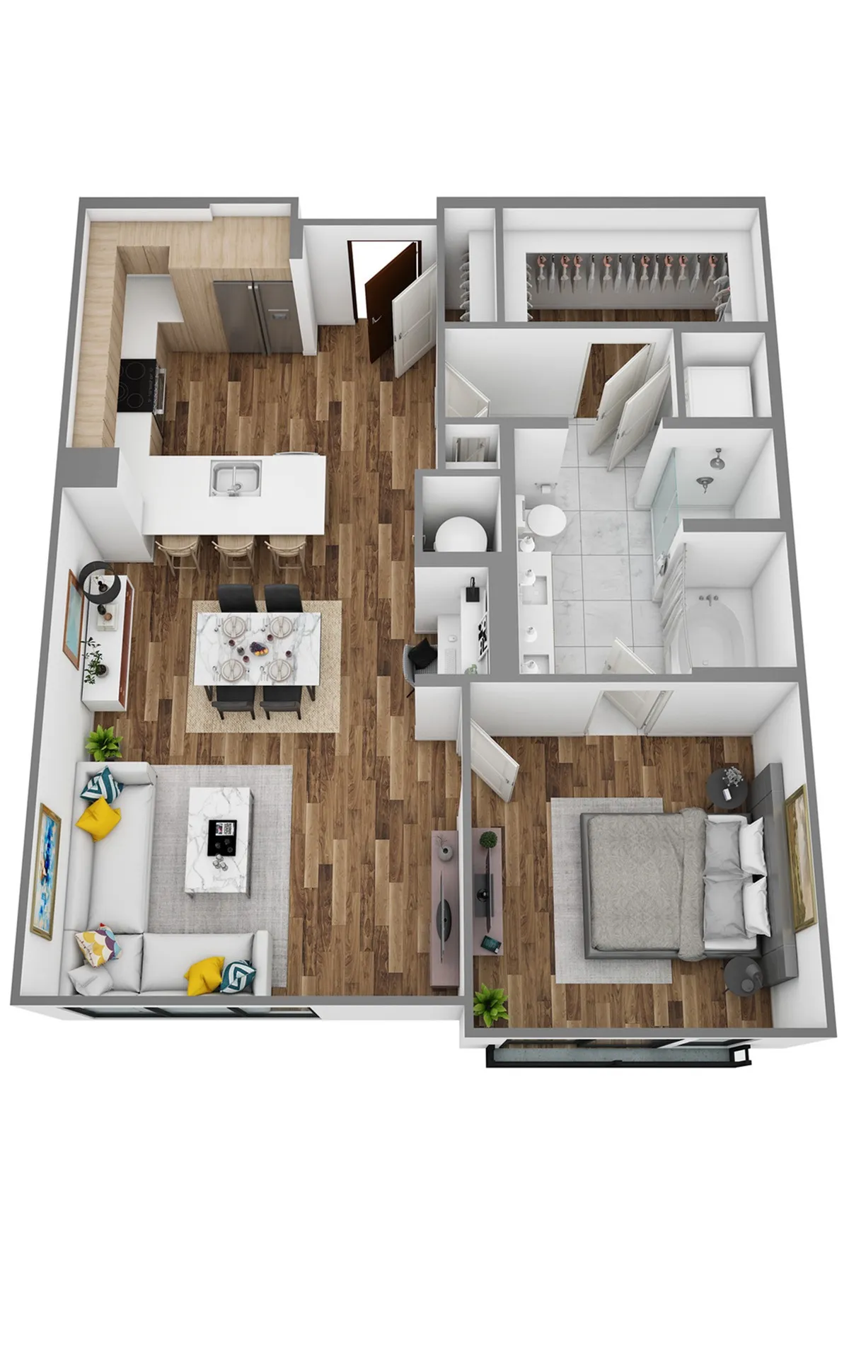 E 1bed/1bath